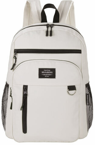 Рюкзак BRAUBERG ULTRA универсальный, карман-антивор, бежевый, 42х30х14 см, 271661