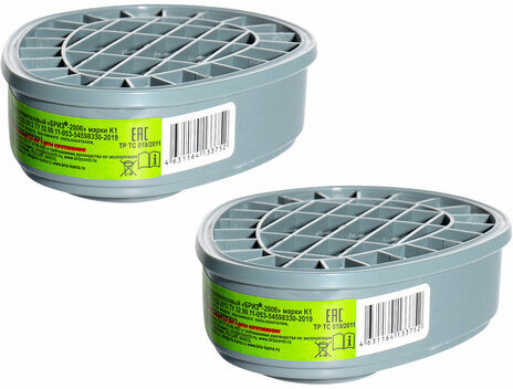 Фильтр противогазовый БРИЗ-2006, комплект 2 шт., аммиак, класса K1