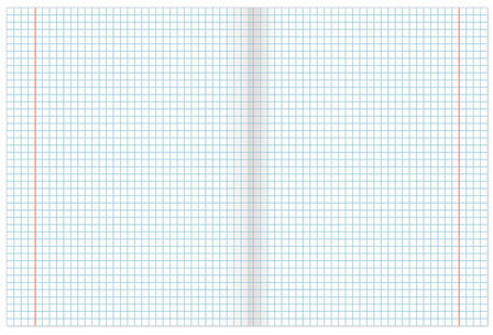 Тетрадь А5 96 л. BRAUBERG скоба, клетка, обложка картон, "Calm" (микс в спайке), 404435