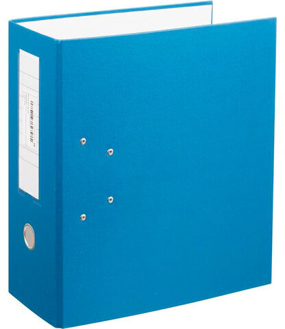 Папка-регистратор с двумя арочными механизмами (до 800 листов), покрытие ПВХ, 125 мм, синяя