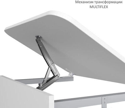 Стол-парта 2-местный, регулируемый угол, СУТ.55-01, 1200х500х640-780 мм, рост 4-6, серый каркас, ЛДСП клён