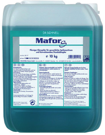 Средство для мытья посуды в посудомоечных машинах 10 л, DR.SCHNELL "Mafor S", кислотное, ополаскиватель, 143381