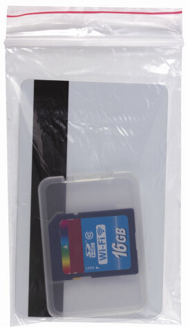 Пакеты с замком ZIP LOCK "зиплок", комплект 100 шт., 70х100 мм, ПВД, толщина 35 микрон, BRAUBERG, 606208