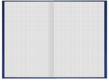 Книга учета 144 л., клетка, твердая, бумвинил, блок офсет, А4 (200х290 мм), BRAUBERG, синий, 130226