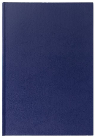 Книга учета 144 л., клетка, твердая, бумвинил, блок офсет, А4 (200х290 мм), BRAUBERG, синий, 130226