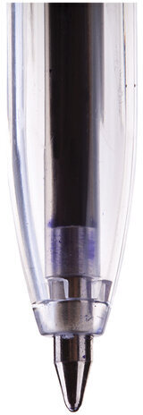 Ручка шариковая масляная "111", СИНЯЯ, корпус прозрачный, узел 1 мм, линия письма 0,7 мм, РС21