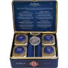 Чай HILLTOP "Зодиак", коллекция листового чая и заварная ложка-ситечко в шкатулке, 200 г, F507