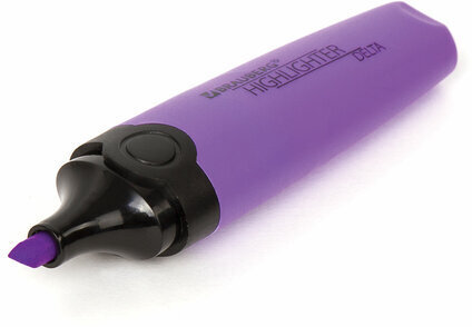 Текстовыделитель BRAUBERG "DELTA", ФИОЛЕТОВЫЙ, линия 1-5 мм, 151723