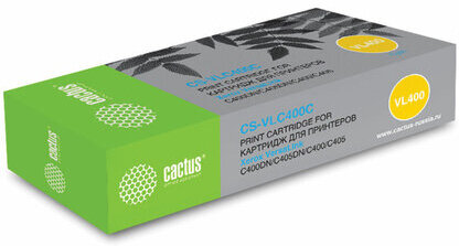 Тонер-картридж CACTUS (CS-VLC400C) для Xerox VersaLink C400DN/C405DN/C400/405, голубой, ресурс 8000 страниц