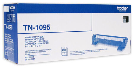 Картридж лазерный BROTHER (TN1095) HL-1202R/DCP-1602R, оригинальный, ресурс 1500 страниц