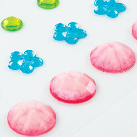 Набор наклеек из EVA и страз ЛЕТО, 31 элемент, на подложке, ОСТРОВ СОКРОВИЩ, 662246