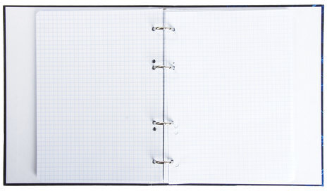 Тетрадь на кольцах А5 165х215 мм, 120 л., твердый картон, клетка, BRAUBERG, "Микс", 403277