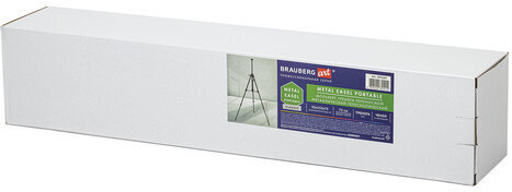 Мольберт-тренога металлический переносной, телескопический, 93х160х83 см, чехол, BRAUBERG ART, 192264