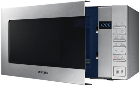 Микроволновая печь SAMSUNG GE88SUT/BW, объем 23 л, мощность 800 Вт, электронное управление, гриль, серебристая