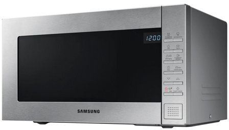 Микроволновая печь SAMSUNG GE88SUT/BW, объем 23 л, мощность 800 Вт, электронное управление, гриль, серебристая