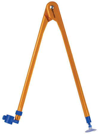 Набор чертежный для классной доски (2 треугольника, транспортир, циркуль, линейка 100 см), BRAUBERG, 210383