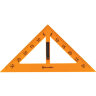 Набор чертежный для классной доски (2 треугольника, транспортир, циркуль, линейка 100 см), BRAUBERG, 210383