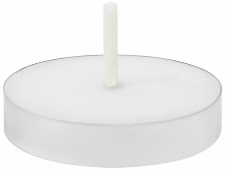 Свечи чайные Standard, до 3,5 часов горения, вес 8,5 г, КОМПЛЕКТ 25 шт., в гильзе, LAIMA, 609196