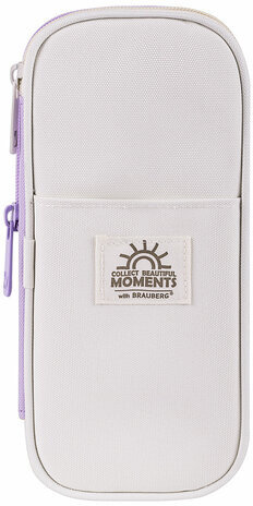 Пенал-трансформер BRAUBERG, полиэстер, 22х10х3 см, "Digital lavender", 271562
