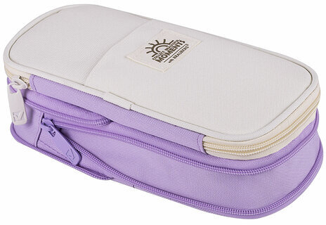 Пенал-трансформер BRAUBERG, полиэстер, 22х10х3 см, "Digital lavender", 271562