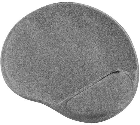 Коврик для мыши DEFENDER Easy Work, полиуретан+покрытие лайкра, 260х225х5 мм, серый, 50915