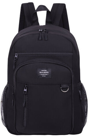 Рюкзак BRAUBERG ULTRA универсальный, карман-антивор, черный, 42х30х14 см, 271662