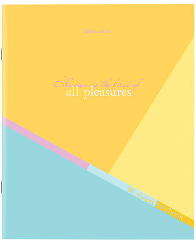 Тетрадь А5 96 л. BRAUBERG скоба, клетка, обложка картон, "Multicolor" (микс в спайке), 404436