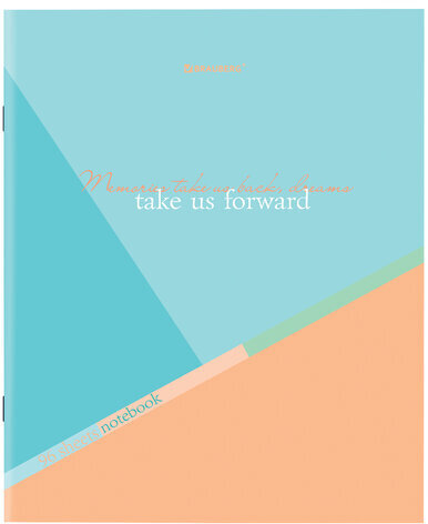 Тетрадь А5 96 л. BRAUBERG скоба, клетка, обложка картон, "Multicolor" (микс в спайке), 404436