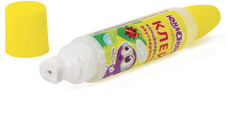 Клей канцелярский двусторонний ЮНЛАНДИЯ, 30 мл, с узким и широким аппликаторами, 227536