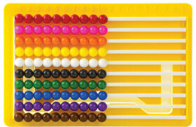 Счеты детские ЮНЛАНДИЯ &quot;Обучение счету и развитие моторики!&quot;, 230х150 мм, с подставкой, 105858