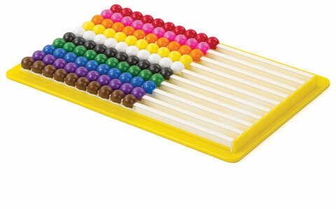 Счеты детские ЮНЛАНДИЯ "Обучение счету и развитие моторики!", 230х150 мм, с подставкой, 105858