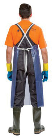 Фартук защитный ПВХ, КЩС, К50/Щ50, облегченный, размер 86 х 112 см, синий, ЩИТ-1 ЭКО, ФАР002