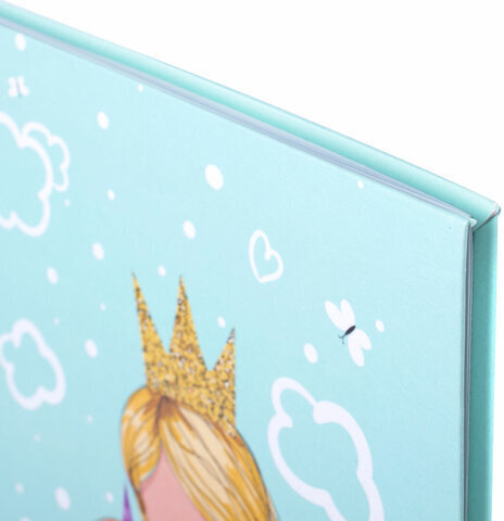 Дневник 1-4 класс 48 л., гибкая обложка, ЮНЛАНДИЯ, выборочный лак, с подсказом, "Little Princess", 106344