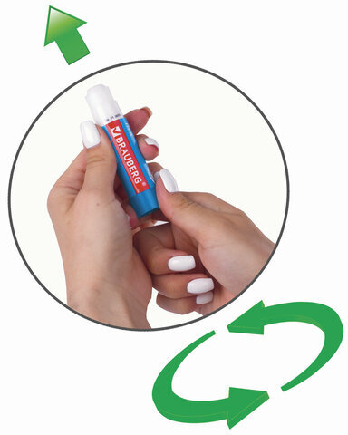 Клей-карандаш BRAUBERG MIX, 9 г, PVP основа, 229071