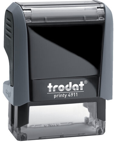 Оснастка для штампа, размер оттиска 38х14 мм, синий, TRODAT 4911 P4, подушка в комплекте, 52869