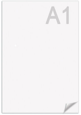 Ватман формат А1 (610х860 мм) ГОЗНАК Краснокамск, плотность 200 г/м2, КОМПЛЕКТ 10 листов, BRAUBERG, 880776