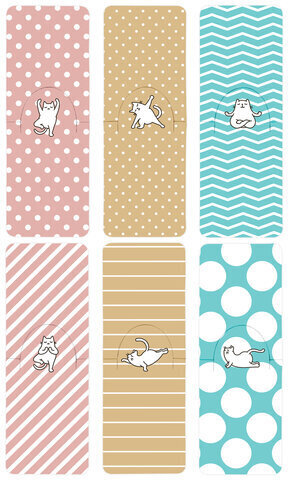 Закладки для книг МАГНИТНЫЕ c высечкой, "CAT YOGA", набор 6 шт., 35х25 мм, BRAUBERG, 113162