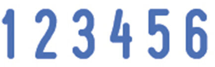 Нумератор ручной ленточный, 6 разрядов, оттиск 27х4 мм, TRODAT 1556, 54886