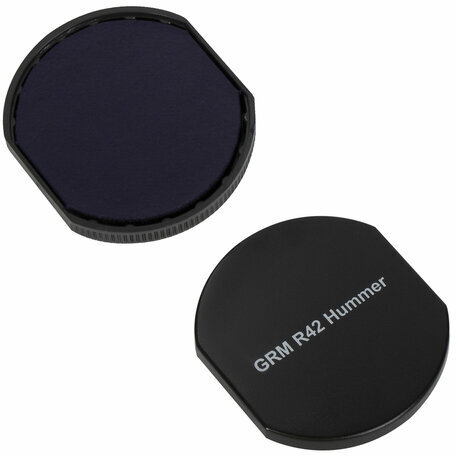 Подушка сменная для печатей ДИАМЕТРОМ 42 мм, синяя, для GRM 46042, 175000010