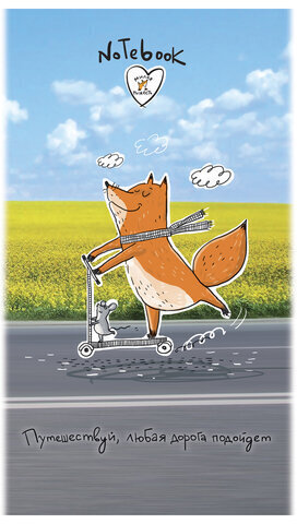 Блокнот МАЛЫЙ ФОРМАТ (105x164 мм), А6, 40 л., скоба, фольга, TWIN лак, клетка, "МИКС 4" (10 видов), 099081