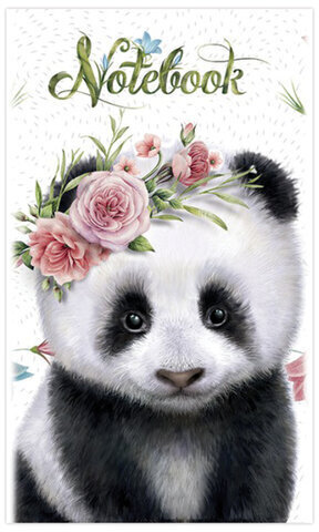 Блокнот МАЛЫЙ ФОРМАТ (105x164 мм), А6, 40 л., скоба, фольга, TWIN лак, клетка, "МИКС 4" (10 видов), 099081