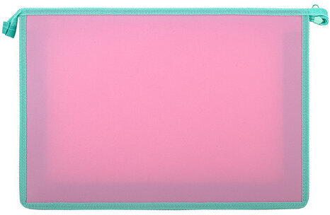 Папка для тетрадей ПИФАГОР А4, 1 отделение, картон/пластик, на молнии, "Polar bear", 270855