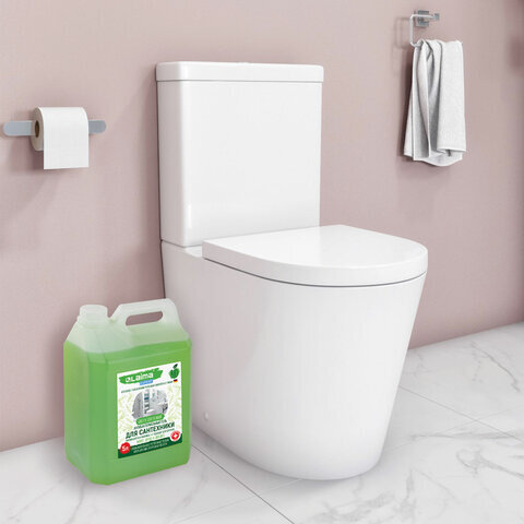 Средство для сантехники антибактериальное 5 л, LAIMA EXPERT "Чайное дерево и эвкалипт", гель, 607762