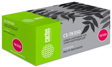 Тонер-картридж CACTUS (CS-TK350) для KYOCERA FS-3920DN, ресурс 15000 стр.