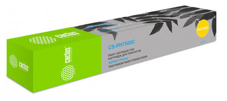 Тонер-картридж CACTUS (CS-PH7500C) для XEROX Color Phaser 7500, голубой, ресурс 17800 стр.