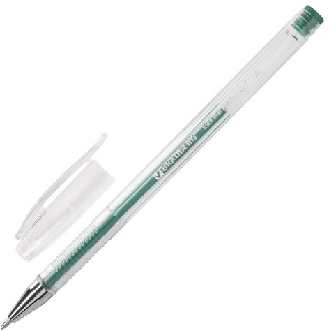 Ручки гелевые BRAUBERG "Jet", НАБОР 6 ЦВЕТОВ, МЕТАЛЛИК, узел 0,7 мм, линия письма 0,5 мм, 141029