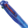 Ручка шариковая автоматическая с грипом BRAUBERG "Spectrum", 4 ЦВЕТА (синяя, черная, красная, зеленая), линия письма 0,35мм, 141513