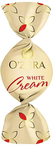 Конфеты шоколадные O'ZERA "White cream" с кремовой начинкой, 500 г, пакет, ПН210