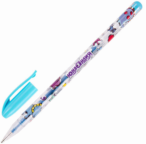 Ручки гелевые ЮНЛАНДИЯ, НАБОР 12 ЦВЕТОВ, НЕОН, корпус с печатью, узел 0,7 мм, линия письма 0,5 мм, 142806