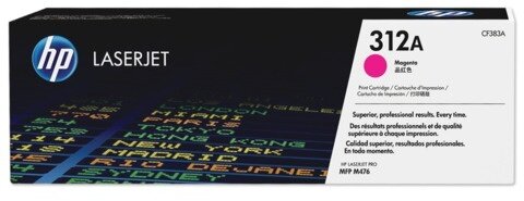 Картридж лазерный HP (CF383A) LaserJet M476dn/476dw/476nw, №312A, пурпурный, оригинальный, ресурс 2700 страниц